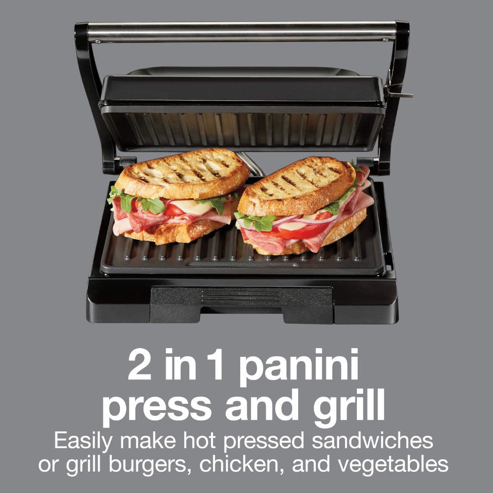 Presse à panini, machine à sandwichs et gril Proctor silex d'intérieur compact (25440PSC)