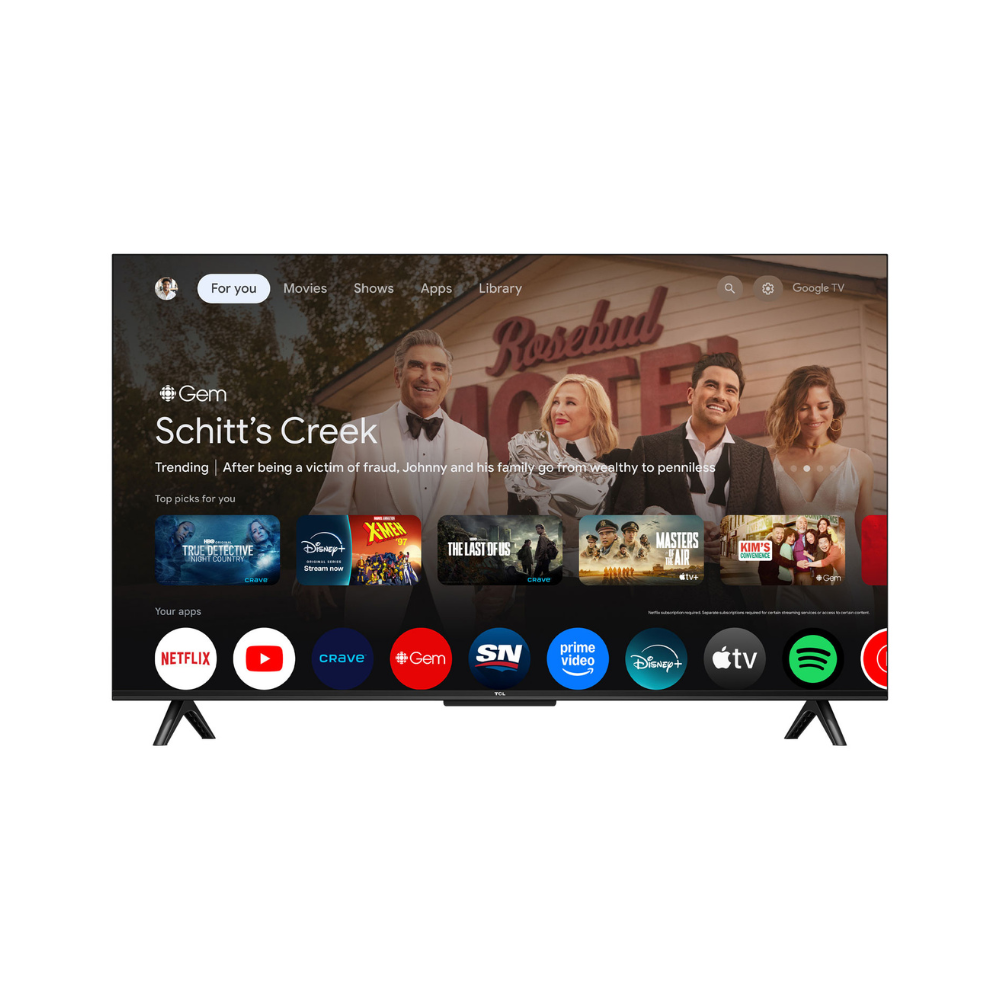 Téléviseur TCL 55" 4K UHD Intelligent Google tv (55S45K) - 2025