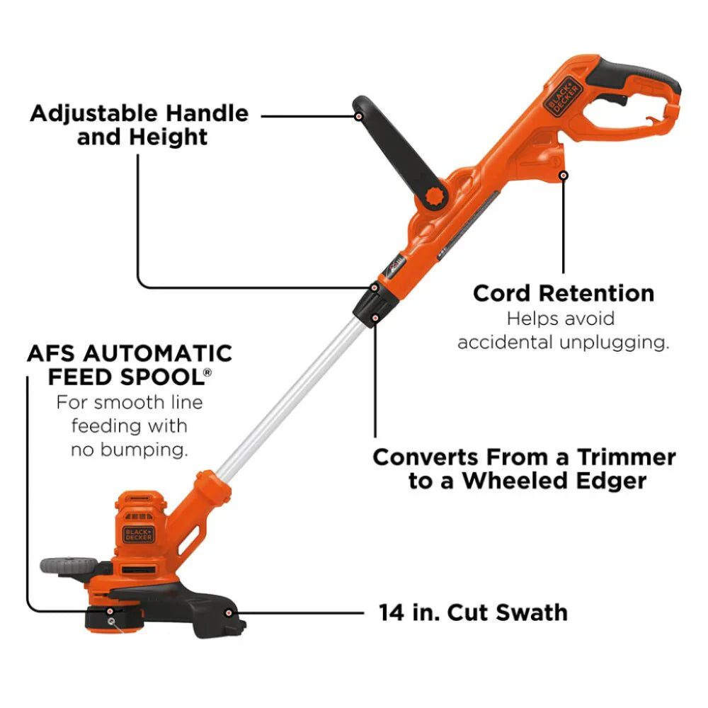 Coupe-bordure et taille-bordure Black & Decker électrique filaire (BESTA510)