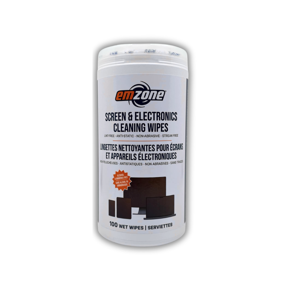 Lingettes de Nettoyage d’Écran Emzone (100) - Les soldes du printemps