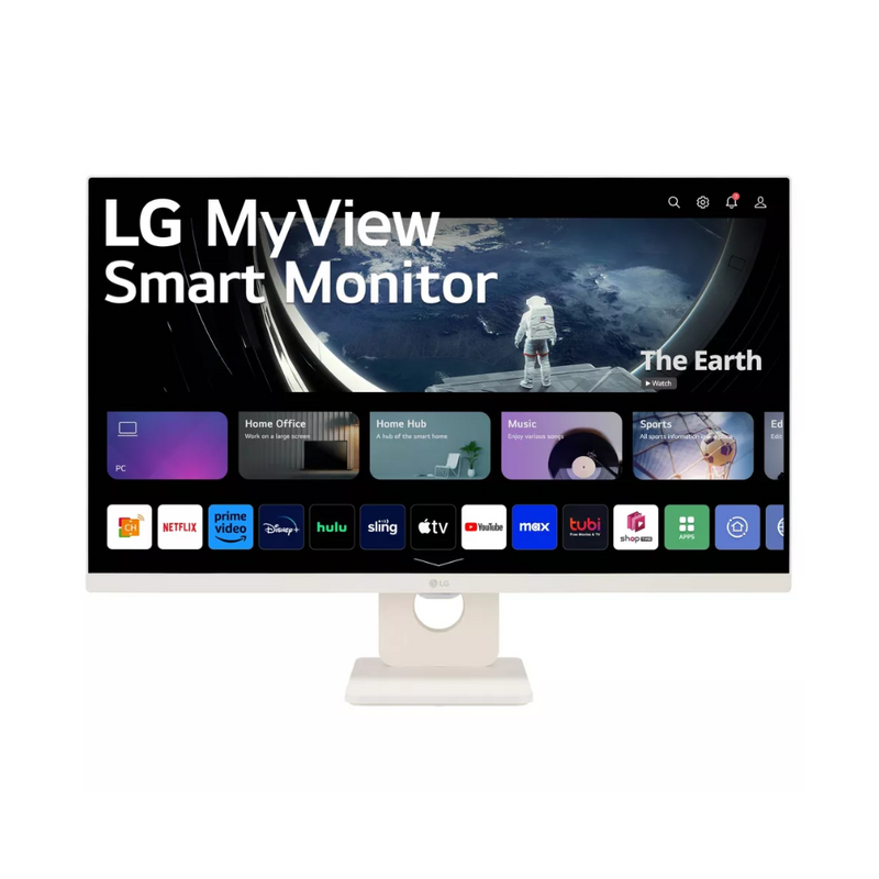 Moniteur intelligent LG 27'' FHD IPS avec webOS inclus (27SR50F-W)