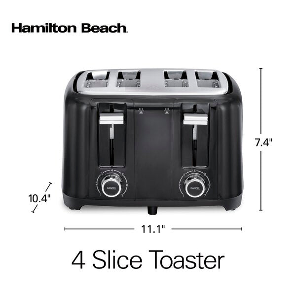 Grille-pain Hamilton beach 4 tranches - noir (24217)