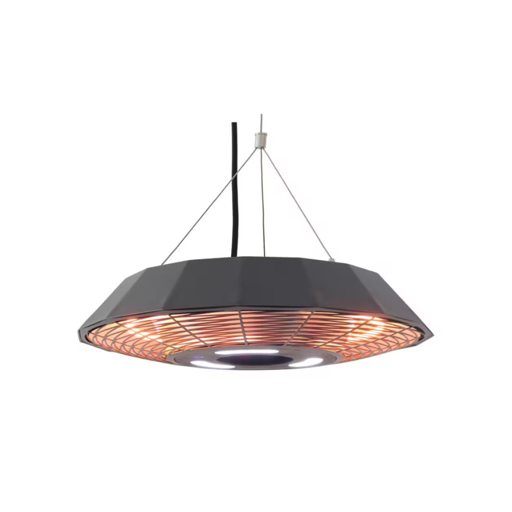 Chauffage extérieur EnerG+  électrique à infrarouge suspendu avec télécommande