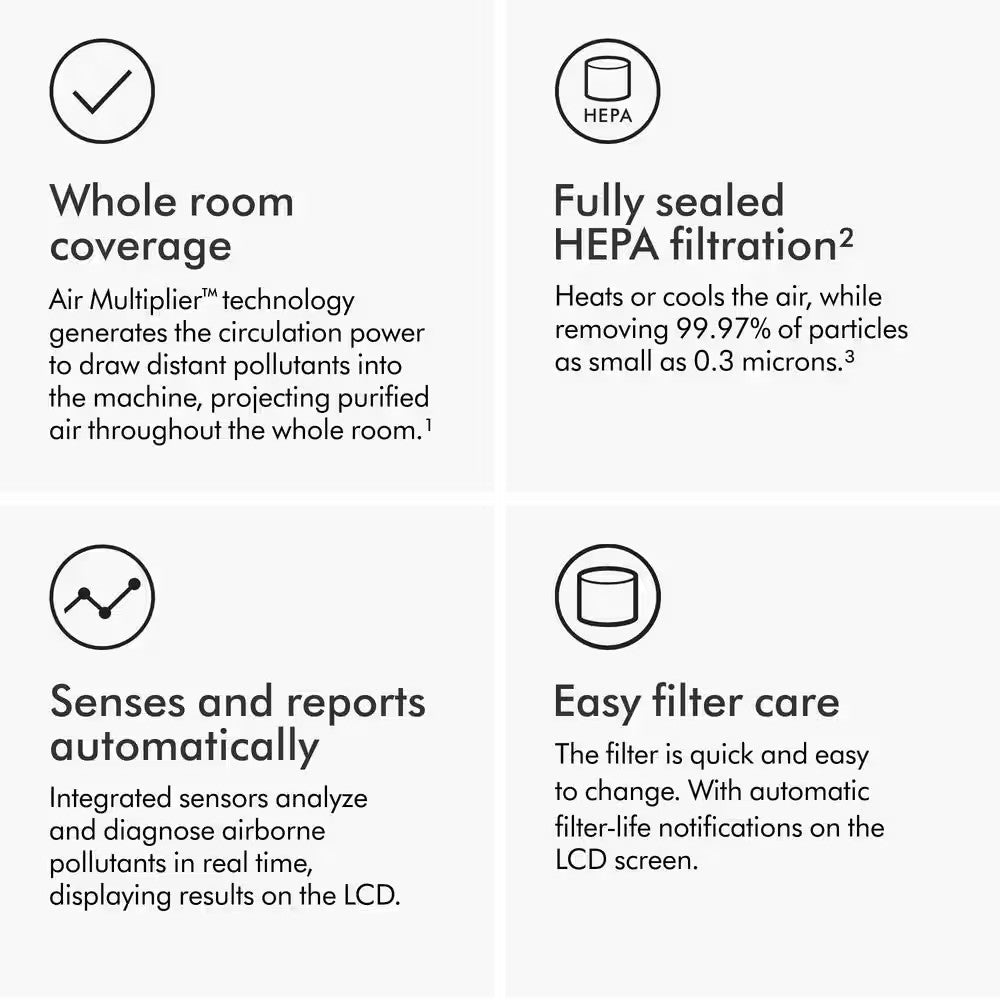 Dyson Hot+Cool Air Purifier HP10 (HP10G3) - refurbished by Dyson