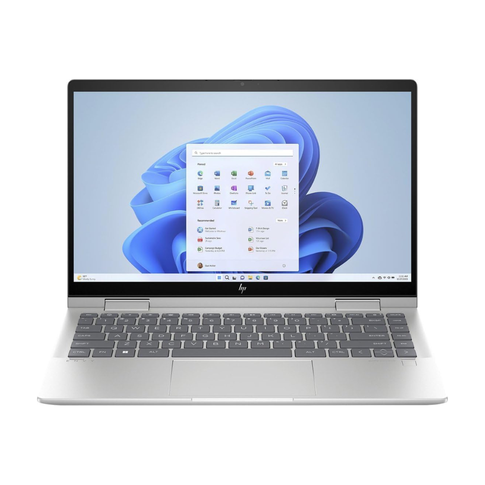 HP Envy Touchscreen 2-in-1 FHD Laptop Intel Core 5 120U, 8GB RAM, 512GB SSD, Windows 11 - Silver (14-ES1013DX)