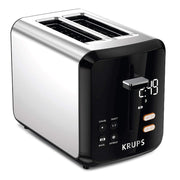 Grille-pain numérique KRUPS  à 2 tranches en acier inoxydable (KH320D50)
