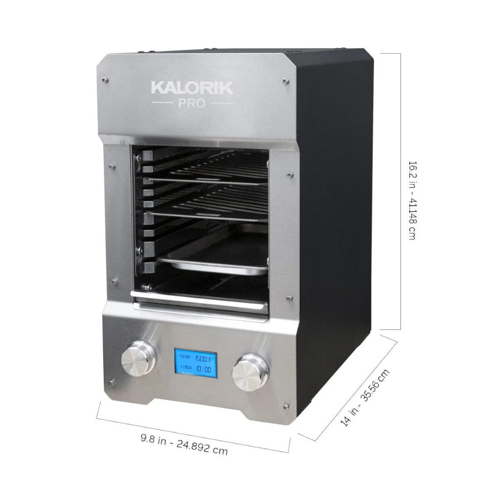 Grill électrique steakhouse Kalorik Pro 1500 en stainless (KPROGR51149SS) - Nouveau