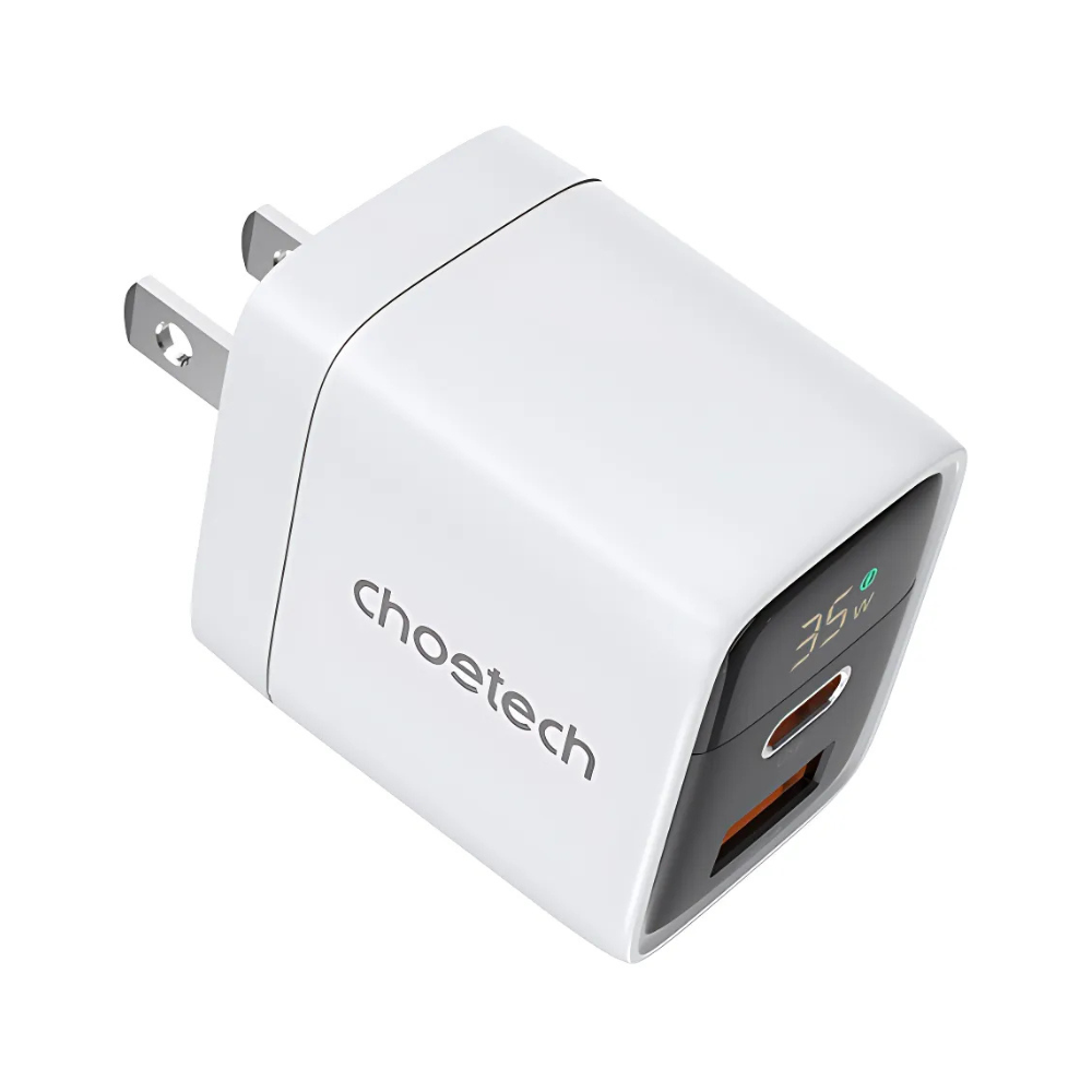 ChoeTech wall charger USB-A port + 1 Type-C port 35W