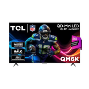 Téléviseur TCL 65" 4K UHD intelligent Google TV HDR QLED-Mini LED - accélérateur de jeu jusqu'à 288 Hz (65QM6K)