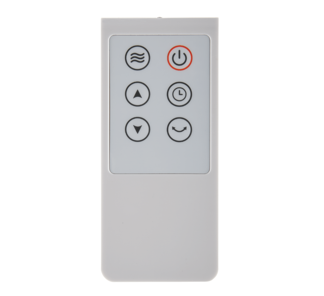 NOMA Oscillating Tower Baseboard Heater with Remote Control and Thermostat, 1500W, White