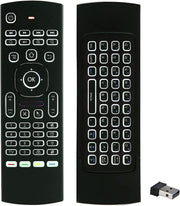 Télécommande Air Mouse 2,4 G rétroéclairée, clavier sans fil - Téléviseur, PC, Windows, Mac OS, Linux