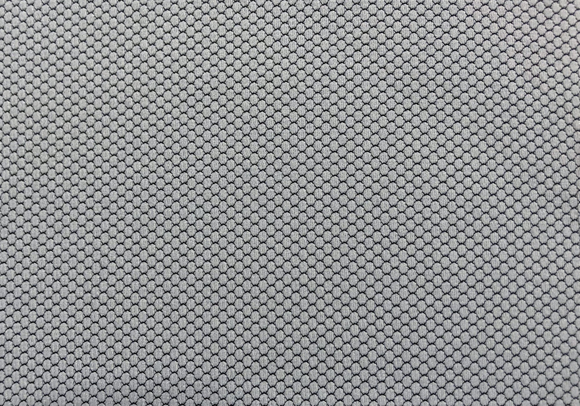 Silla de oficina con respaldo ejecutivo en tejido blanco y gris