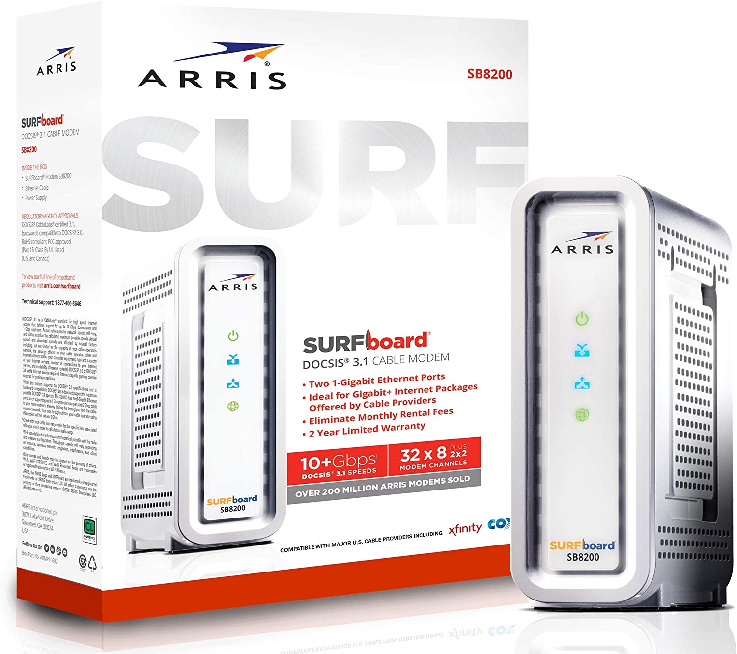 Modem câble Gigabit ARRIS SURFboard DOCSIS 3.1