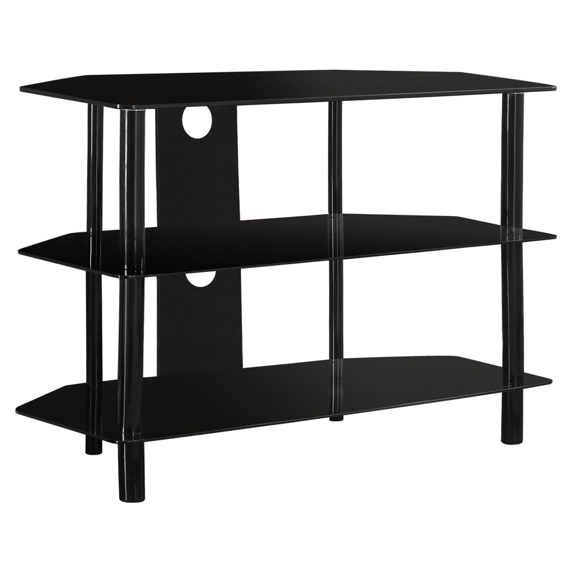 Mueble TV Cristal Negro (I 2506)