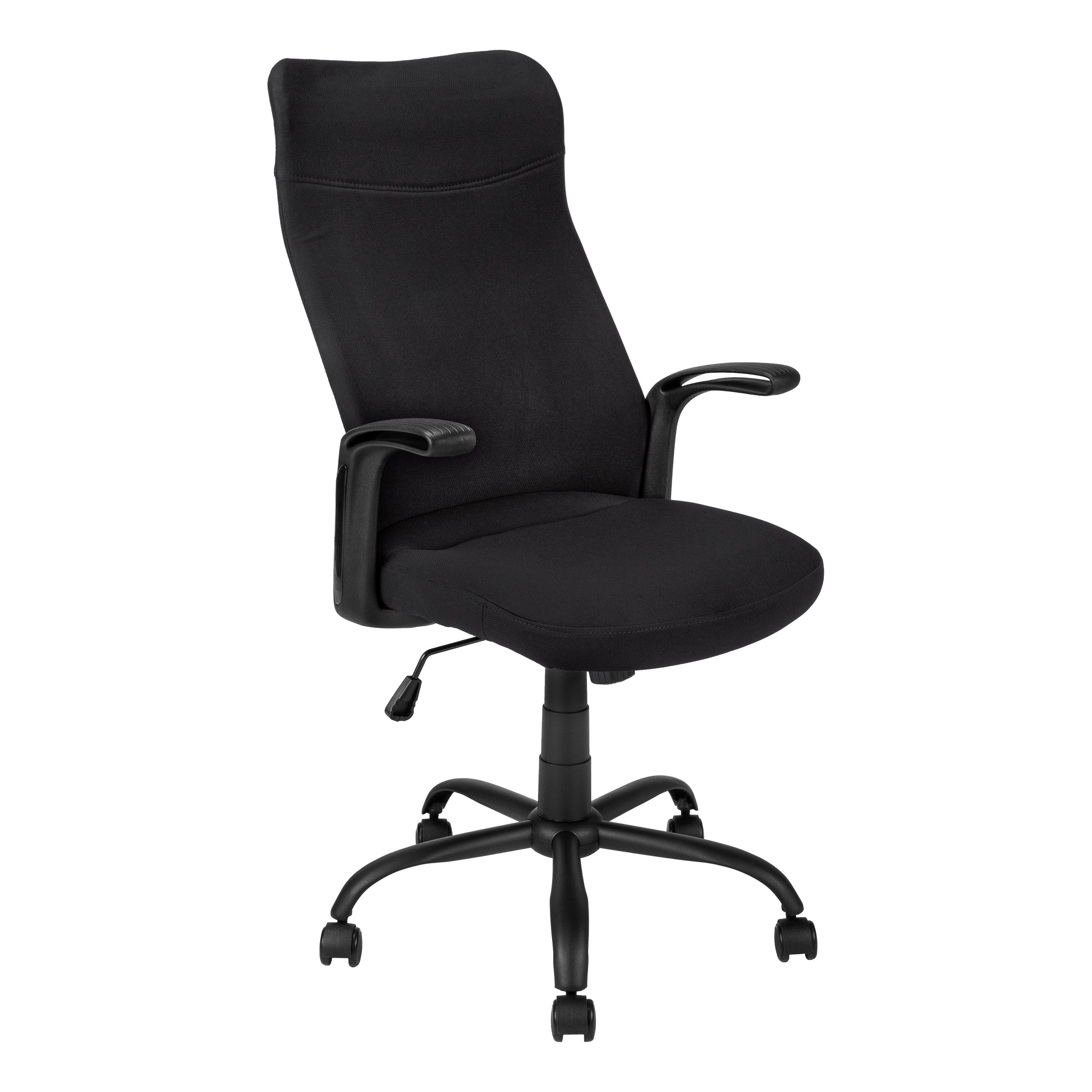 Silla de oficina en tejido negro (I 7248)