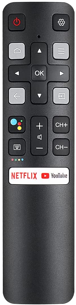 Control remoto de voz de reemplazo para TCL Smart Android TV